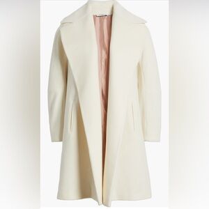 FLEURETTE JADE OPEN FRONT WOOL COAT, SIZE 6, Prachment, BRAND NEW, $1,395